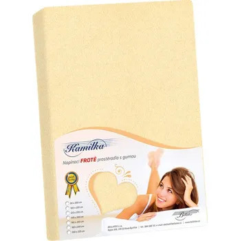 Prostěradlo Bellatex Prostěradlo froté 90x200 cm citrus