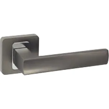 Dveřní kování Vnitřní klika Domino Čtvercová rozeta