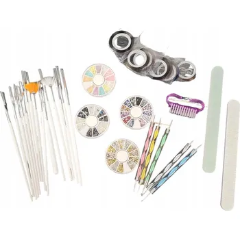 Velká sada na zdobení nehtů