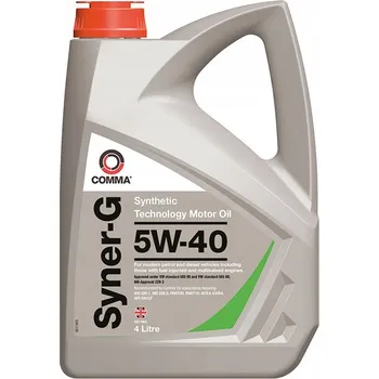 Motorový olej OLEJ COMMA Syner-G 5W40 4L
