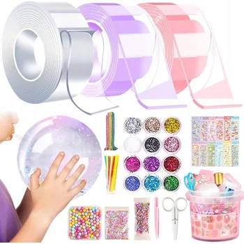 Lepicí páska OBOUSTRANNÁ BUBlinkOVÁ PÁSKA PRO VYTVÁŘENÍ BUBLIN BUBBLE TAPE SQUISHY 9M