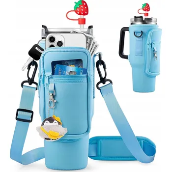 TAŠKA / POUZDRO NA LAHEV S VODOU STANLEY S KAPSIČKOU NA TELEFON A NASTAVITELNÝM POPRUHEM