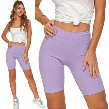 Dámské legíny Moraj Cyklistické legíny dámské žebrované BIKER RDL850-013 lila L/XL