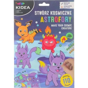 kreativní sada Kreativní sada Vytvoř si vesmírné astrofory archy samolepky diamanty Kidea