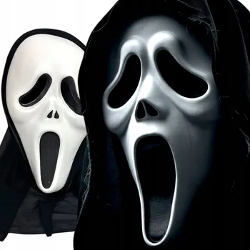 Karnevalová maska Halloweenská maska KRK, pěnová, hororový děsivý design