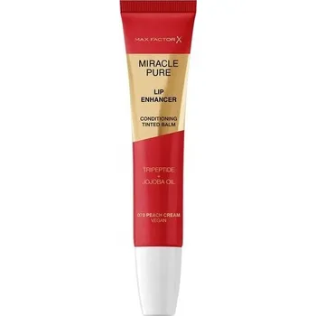 Přípravek na rty Max Factor Miracle Pure Balzám na rty Lip Enhancer 070 Peach Cream