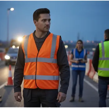 reflexní vesta MALFINI Vesta HORAM, různé barvy Velikost M oranžová