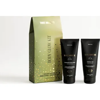 Kosmetická sada THREE WARRIORS Gift package: Body Glow Kit | Dárková samoopalovací sada BODY GLOW KIT