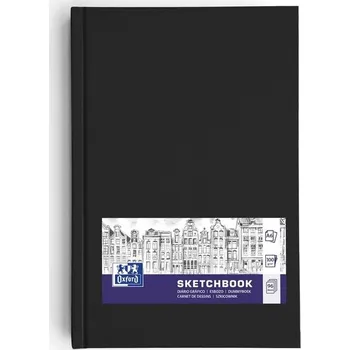 Sešit SKICÁK A6, 96 LISTŮ OXFORD ART ČERNÝ