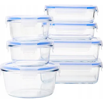 Dóza na potraviny Nádoby na uskladnění potravin 7 nádob + 7 víček SADA