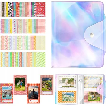 Fotoalbum MINI ALBUM NA ZDJECIA Z INSTAXA FOTOGRAFICZNY, BAREVNÉ, AŽ NA 64 FOTOGRAFIÍ