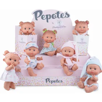 Panenka Marina & Pau 974-D Koupací panenka Pepotes v kornoutku - 26 cm