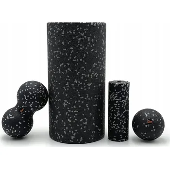 VÁLEC ROLLER NA PILATES JÓGU PRO POSÍLENÍ SVALŮ MASÁŽNÍ MÍČEK 4V1