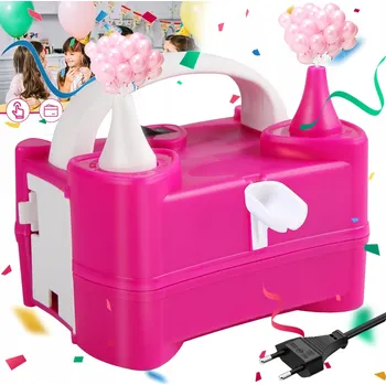 Balónek ELEKTRICKÁ PUMPA NA BALÓNKY 2 TRYSKY RYCHLÁ VÝKONNÁ AUTOMATICKÁ