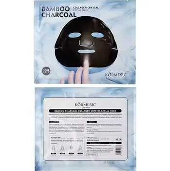 Pleťová maska Bambusová a kolagenová maska na obličej