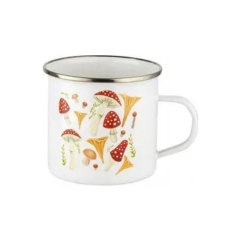 Smaltovaný hrnek rovný houby 9 Cm/500 ml Florina