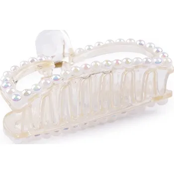 Ozdoba do vlasů Skřipec do vlasů perlový - 2 perlová