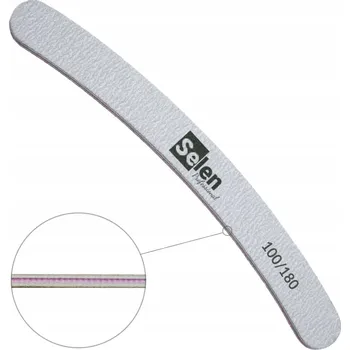 Pilník pilník Selen šedý - banánový - 100/180