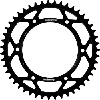 Řetězová sada pro motocykl Řetězová rozeta SUPERSPROX RFE-5:47-BLK černý 47 zubů, 520