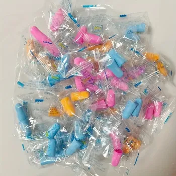 Pěnové špunty do uší 10ks – měkké slow-rebound, individuálně balené (pro spaní a cestování)