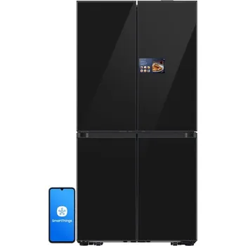 Lednice Lednička SAMSUNG RM90F67CECEO AI Sideby Side NoFrost 185.3 cm Grafitové sklo