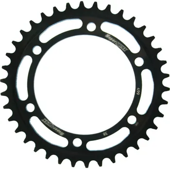 Řetězová sada pro motocykl Řetězová rozeta SUPERSPROX RFE-499:38-BLK černý 38 zubů, 530