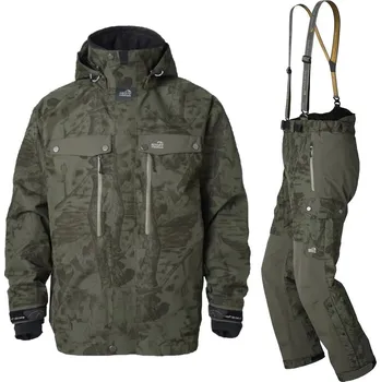 Rybářské oblečení Geoff Anderson Bunda Dozer7 Leaf Maskáč + Kalhoty Urus7 Leaf Maskáč Velikost: XXL
