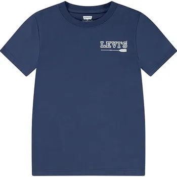 Chlapecké tričko Dětské tričko Levi's REGATTA TEE tmavomodrá barva, s potiskem, 9EM280 59X, vel. 164