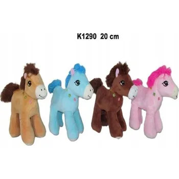 plyšák Plyšová Hračka Koník 4 barvy Kůň - 20cm