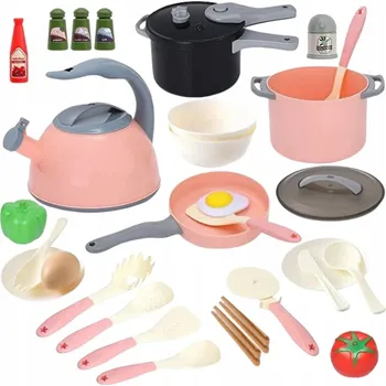 Sada nádobí KUCHYŇSKÁ SADA HRNCŮ, NÁDOBÍ, KONVICE, PÁNVE, LŽÍC A KUCHYŇSKÉHO PŘÍSLUŠENSTVÍ