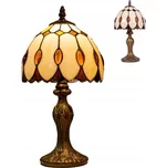 Stolní lampa LUXERA Tiffany, vícebarevná, 40 W