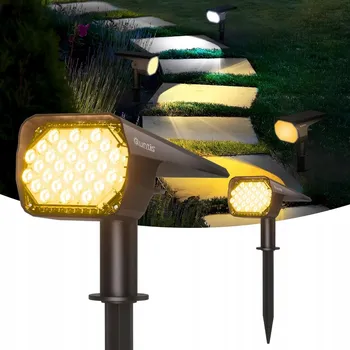 Venkovní osvětlení SOLÁRNÍ LAMPA VENKOVNÍ ZAPICHOVACÍ VODĚODOLNÁ DO ZAHRADY NABÍJENÁ