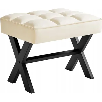 Taburet Taburet Podnóżek Taboret Mała Taburet biały