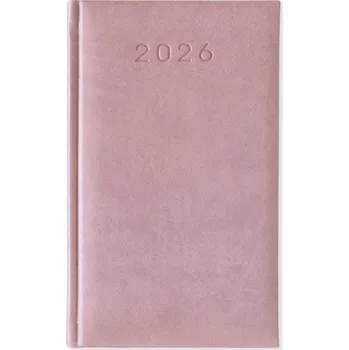 Kalendář Knižní kalendář 2026 A6 Scriba růžový