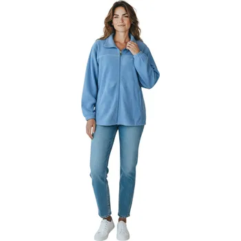 Dámská mikina Dámská fleecová mikina ADELA Barva: Modrá, Velikost: XL