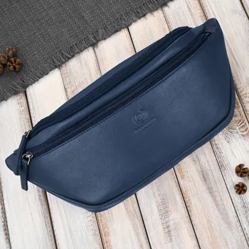 Ledvinka Paolo Peruzzi Dámská multifunkční ledvinka velká Paolo Peruzzi; modrá