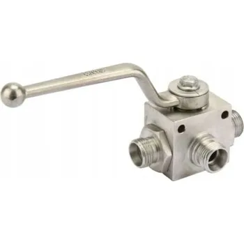 Ventil Kulový kohout trojcestný BK3 M22X1,5 500 BAR 15L