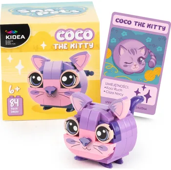 ostatní stavebnice Stavebnice pro děti Snapets - fialová kočka, koťátko