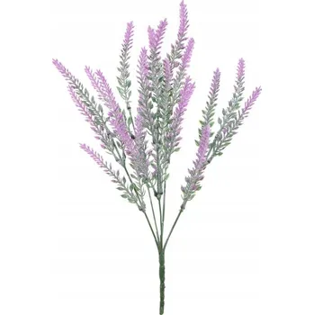 umělá květina Umělá Lawenda 35 cm růžová větvička