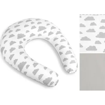 Bellatex Povlak na kojicí polštář na zip Mráček šedá, bílá