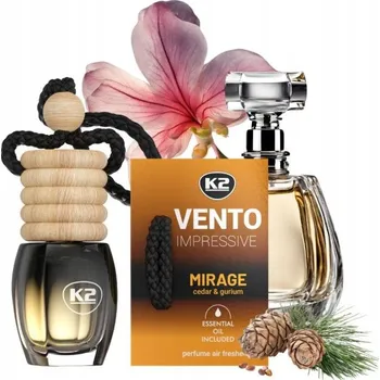 Vůně do auta K2 VENTO solo impressive MIRAGE 8ml vůně do auta osvěžovač vzduchu lahvička