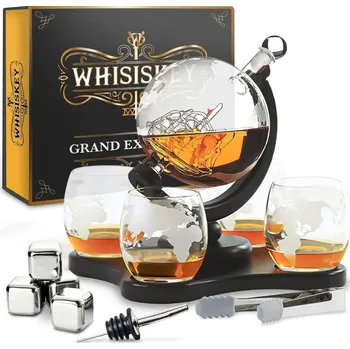 Whiskey Set Globus 0,9 l