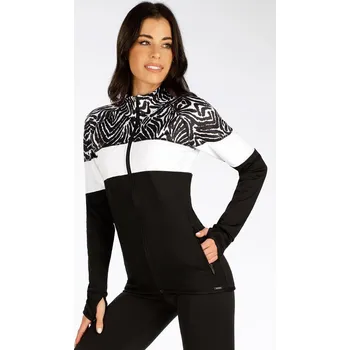 Dámská mikina Dámská mikina LITEX na zip černá Velikost: M, kód: LI-7F155-M