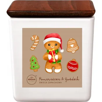 Svíčka Vonná svíčka Pomeranč & Hřebíček Aroma Home 1 ks