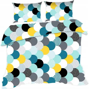 Povlečení Povlečení bavlněné 537N tyrkysové 9979 160x200 EXTRAPOŚCIEL