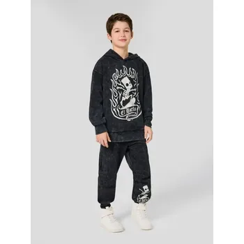 Sinsay - Kalhoty joggers Simpsons - černá - 498FC-99X - 498FC-99X-158