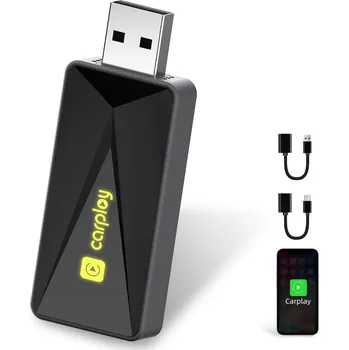 Adapter CarPlay Bezprzewodowy iOS Konvertor Plug&Play do auta USB