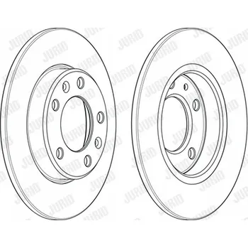 Brzdový kotouč Brzdový kotouč Jurid 562996JC