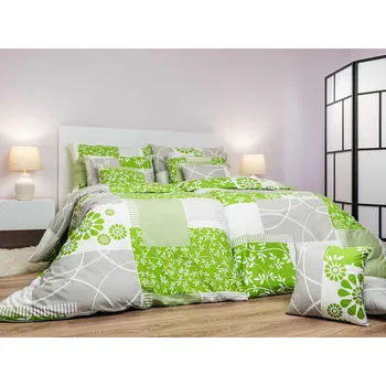 Povlečení Povlečení bavlna Bluemoon zelený 140x200, 70x90 cm