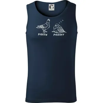 Pigeon pigeoff - Tílko pánské Core - M ( Námořní modrá (velmi tmavá - téměř černá) )